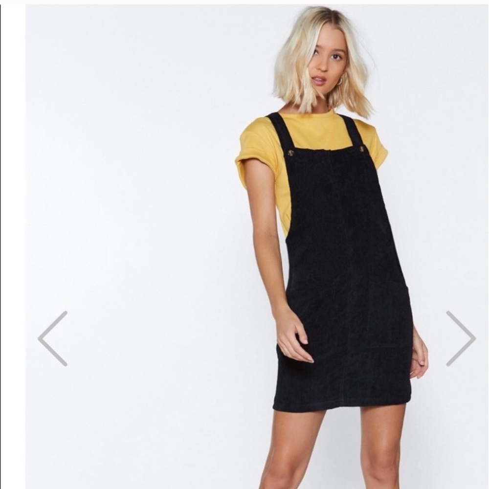 BRAND NEW Nasty Gal Corduroy Overall Dress